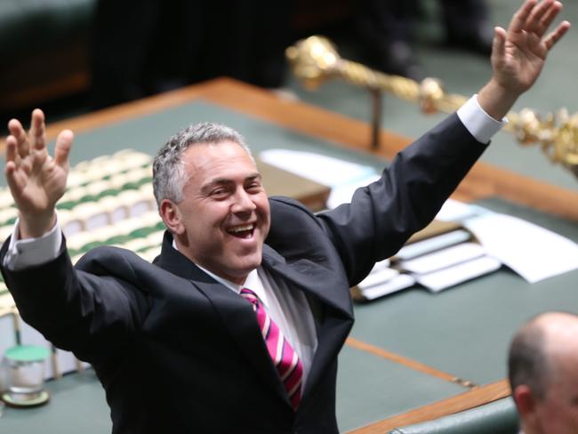 No cause for jubilation ... Treasurer Joe Hockey’s second Budget seems to have had a better reception than the first, but at what long-term cost? Picture: Gary Ramage