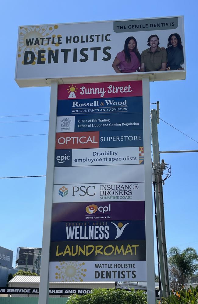 A Maroochydore shopping complex is closed following a blaze overnight. Picture: Iwan Jones