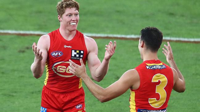 Matthew Rowell will look to lead Gold Coast to a third-straight win against Fremantle. Picture: Getty Images