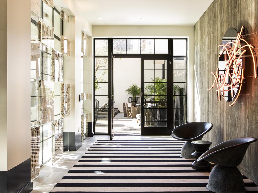The hotel combines art and high design. Picture: Kimpton Hotels
