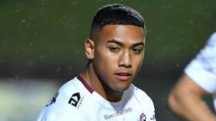 Manly young gun Albert Hopoate is off to the Warriors. Picture: Gregg Porteous/NRL Photos