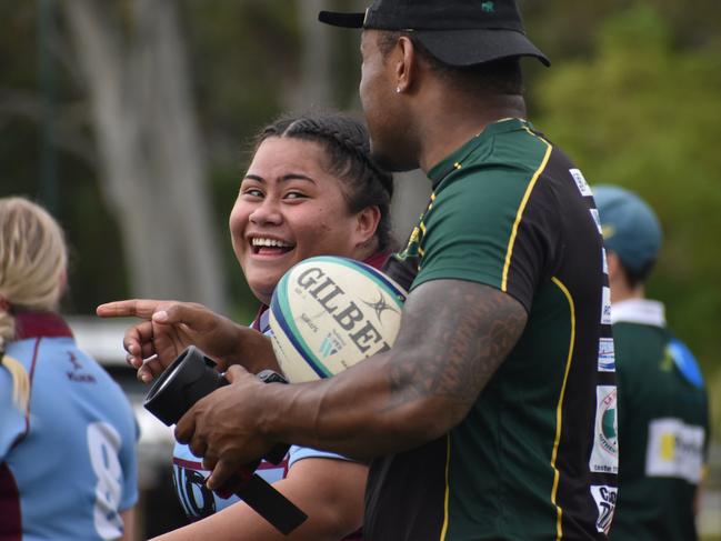 Premier Womenâs rugby between Wests and Norths. Saturday April 1, 2023. Picture: Nick Tucker.