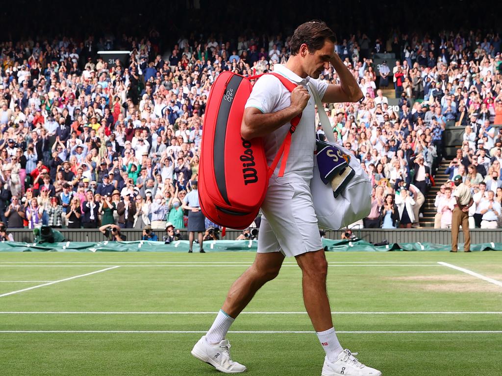 Federer lost a set 6-0 on his way home from Wimbledon.