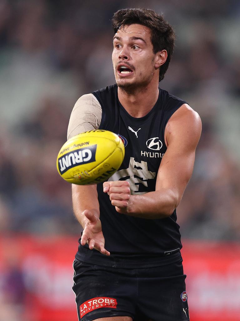 Jack Silvagni made big strides in 2021. Picture: Michael Klein