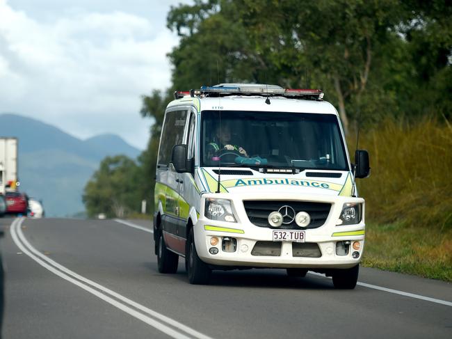 Generic Ambulance leaving highway scene