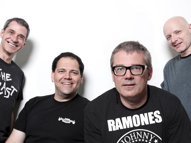 Descendents. April 2011. Karl Alvarez, Bill Stevenson, Milo Aukerman and Stephen Egerton. Photo By Lisa Johnson Rock Photographer. ALL RIGHTS RESERVED