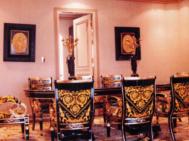 Versace Palace... Inside Moradian’s Pennant Hills home.