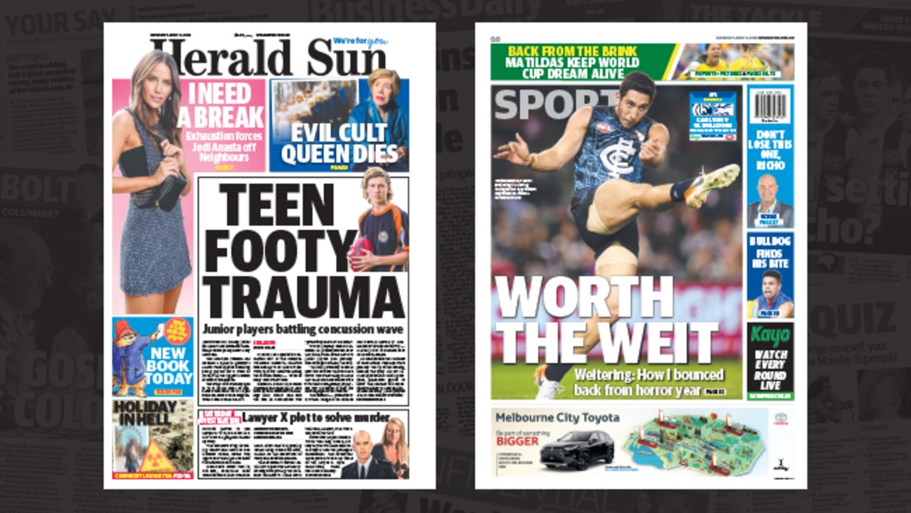 Herald Sun front page news | Herald Sun