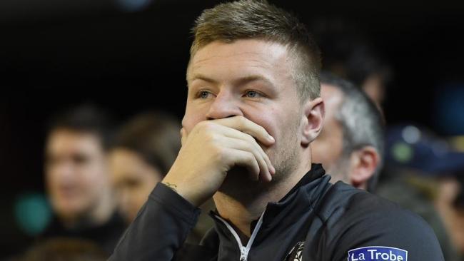 Jordan de Goey watched on from the sidelines