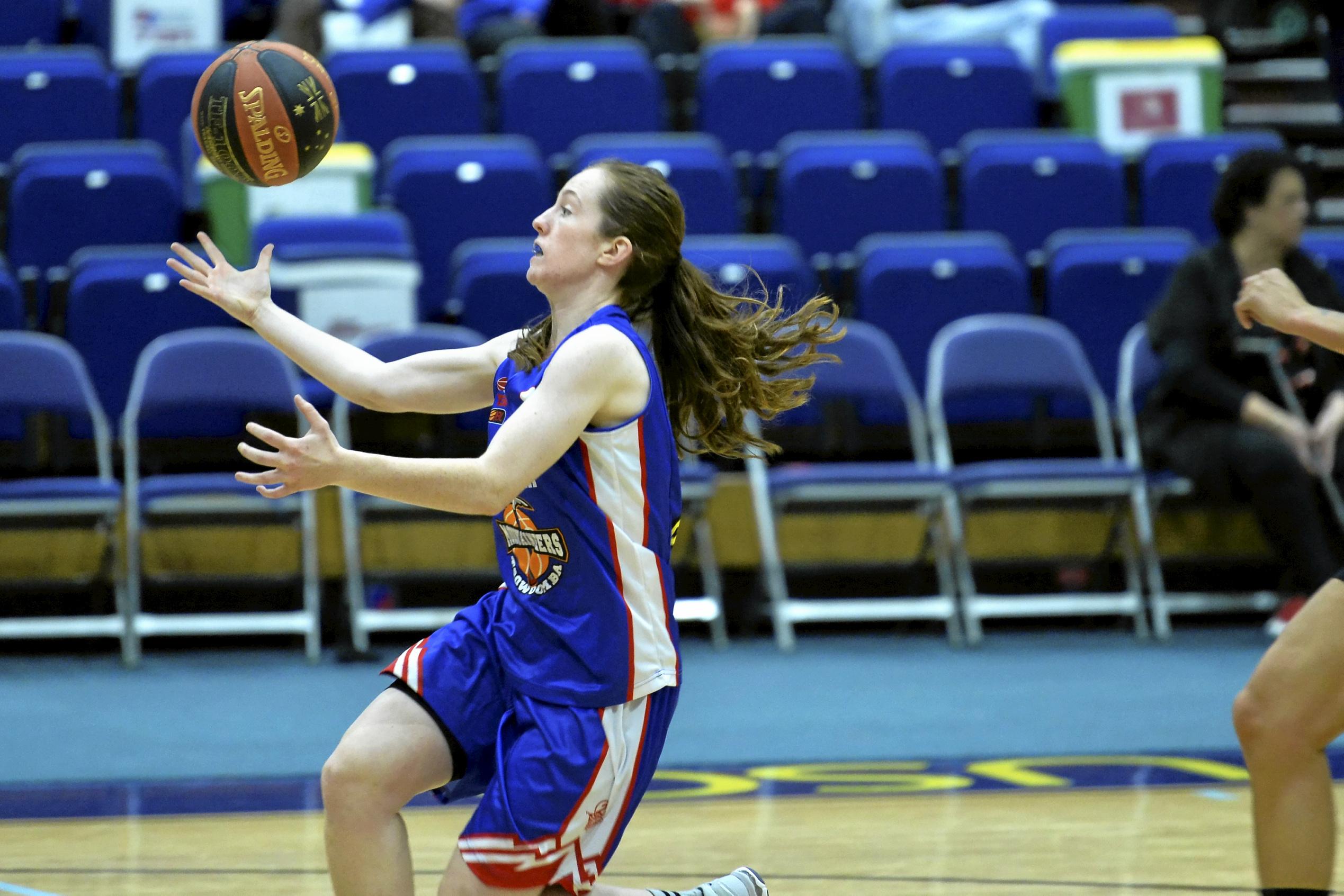 Jasmine Gardiner for Toowoomba Mountaineers against Ipswich Force in QBL women round seven basketball at USQ's Clive Berghofer Recreation Centre, Saturday, June 9, 2018. Picture: Kevin Farmer