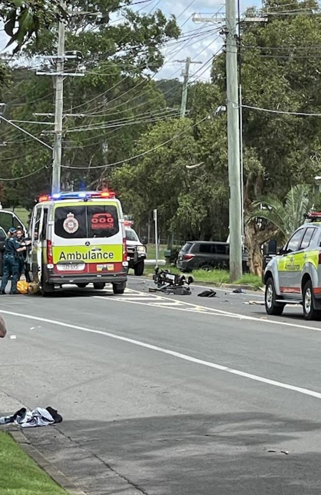 A mobility scooter rider died after colliding with a car in Raceview. PICTURE: Nicola McNamara