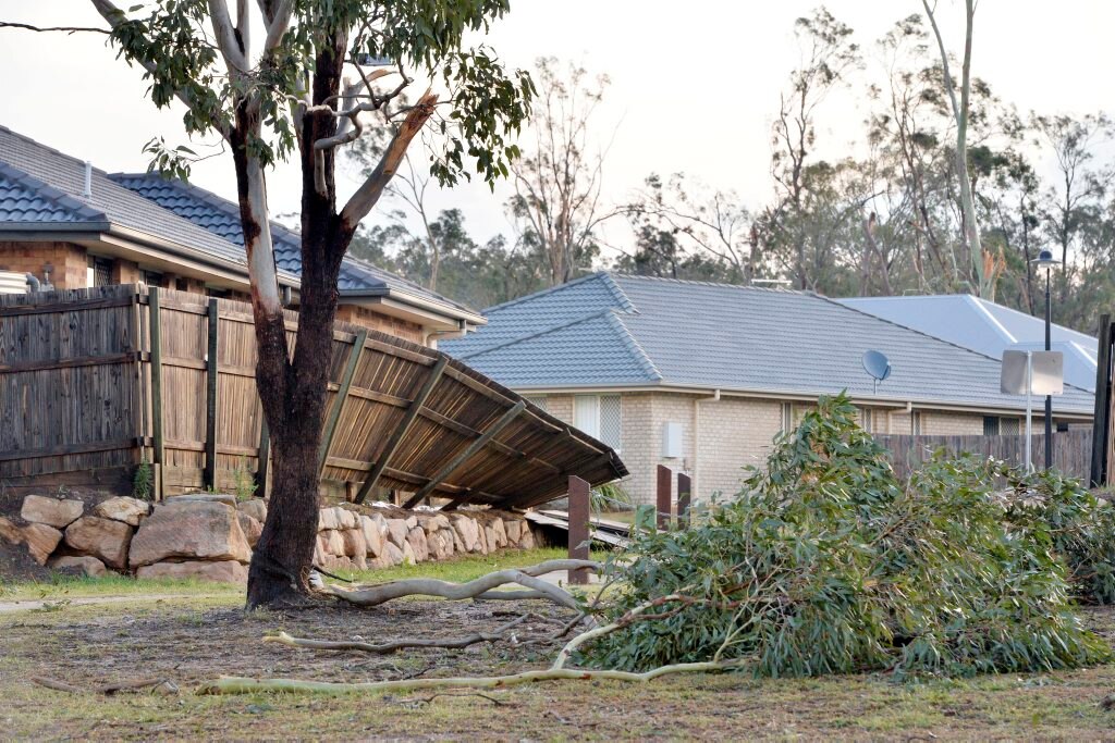 Fernvale storm. Photo Inga Williams / The Queensland Times. Picture: Inga Williams