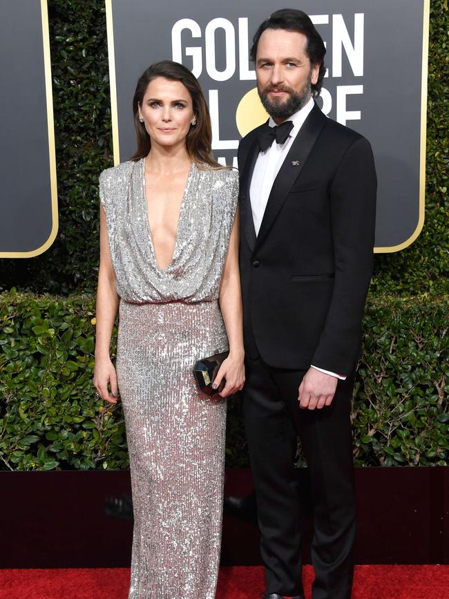 Keri Russell and Matthew Rhys. Picture: AFP