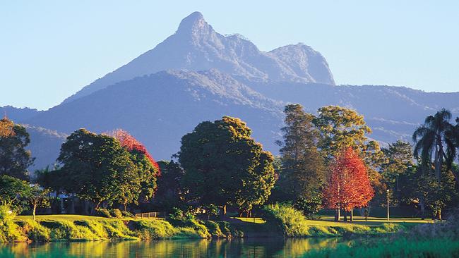 View of Mount Warning, near Byron Bay, northern NSW