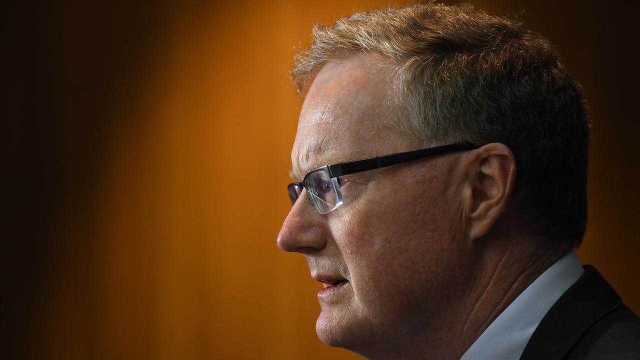 Reserve Bank of Australia governor Philip Lowe said on August 14 to a parliamentary committee that Australia’s GDP for the June quarter is expected to contract by 7 per cent. Picture: Joel Carrett/AAP