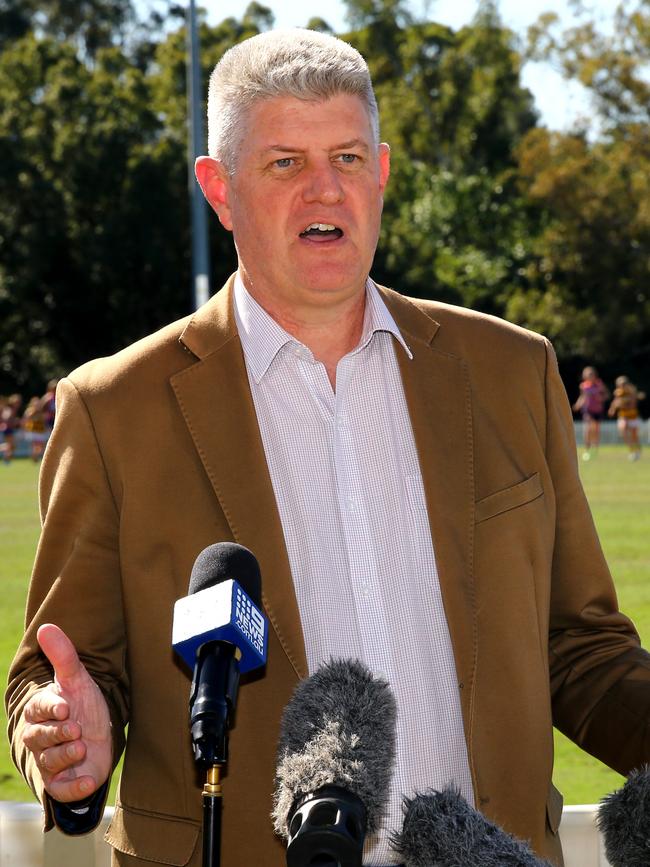 Would you pay $1500 for lunch with this man? Tourism and Sport Minister Stirling Hinchliffe. Picture: David Clark