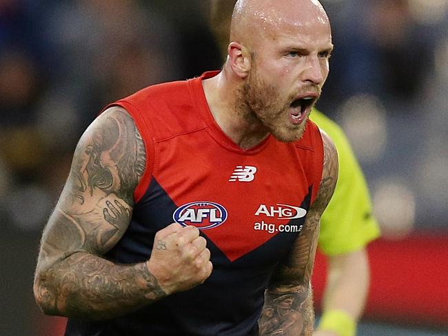 AFL Round 15 : Melbourne v Adelaide Goal Nathan Jones Picture:Wayne Ludbey