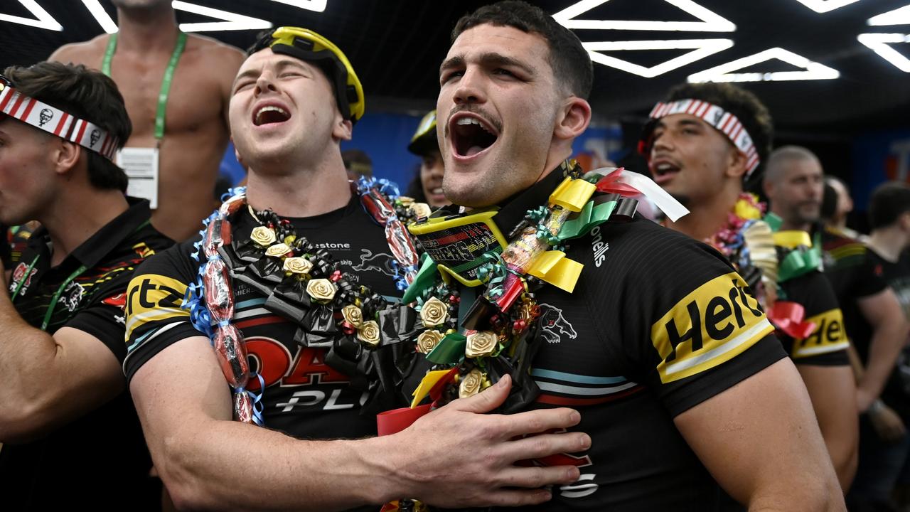 Peter V’landys says the Panthers will only go to Las Vegas in 2025 if they win a fourth premiership. Picture: NRL Photos/Gregg Porteous