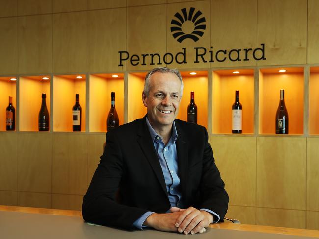 Pernod Ricard Winemakers chairman Bryan Fry are aiming to break into the Indian market. Jane Dempster/The Australian.