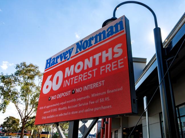 MELBOURNE, AUSTRALIA - NewsWire Photos MARCH 28th 2023: Generic, stock, Harvey Norman Picture: NCA NewsWire / David Geraghty