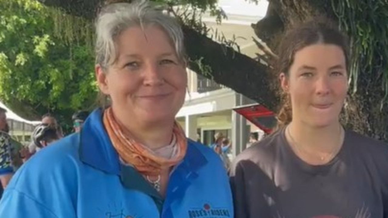 At the Ride for Luke Azzopardi 2023, his family including mum Sue Helmke and sister Jasmine. File Picture: Alison Paterson