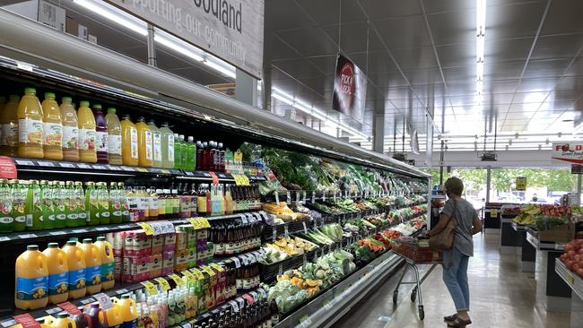 Shoppers at Foodland have been able to find their groceries despite shortages at other outlets. Picture: Arj Ganesan