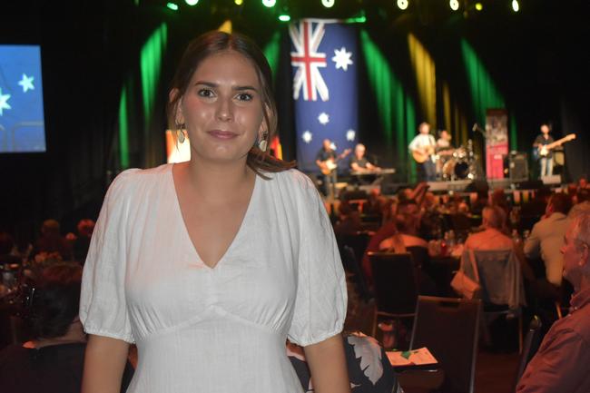 Karla Grobler at the 2022 Mackay Australia Day Awards at the MECC on January 25. Picture: Lillian Watkins