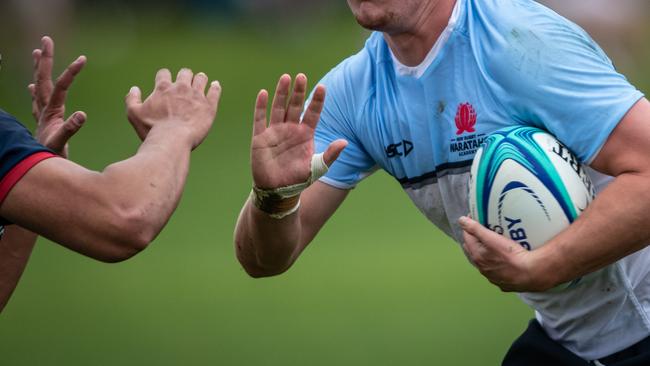 The NSW Waratahs Game from behind to beat Force. Pic: Julian Andrews