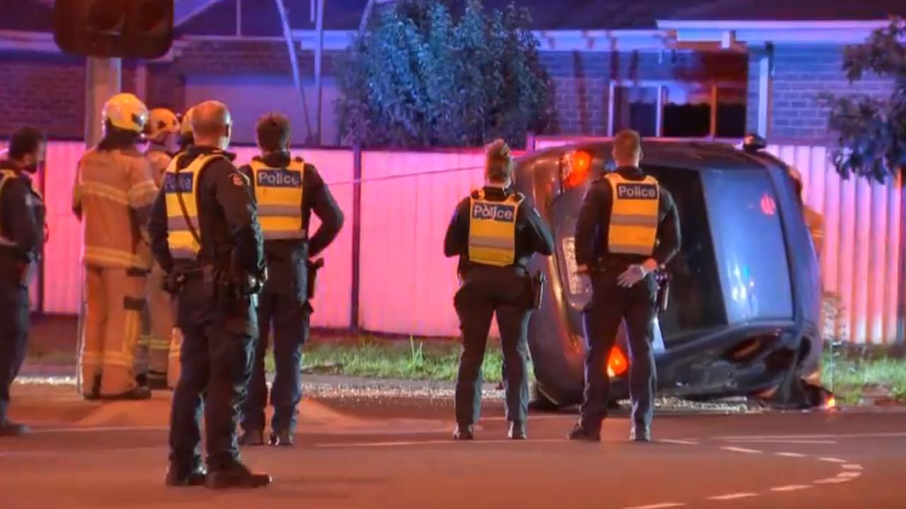 Dramatic end to police chase