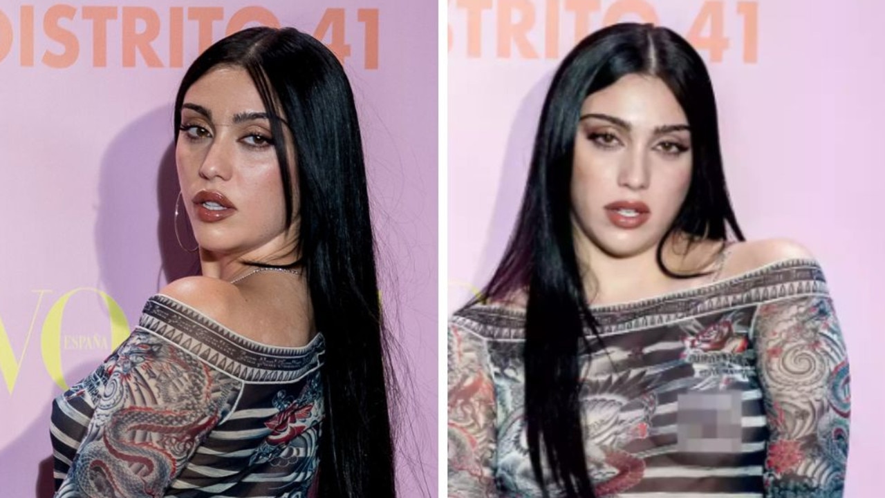 Lourdes Leon opted to embrace the sheer dress trend. Picture: A. Perez Meca/Europa Press via Getty Images