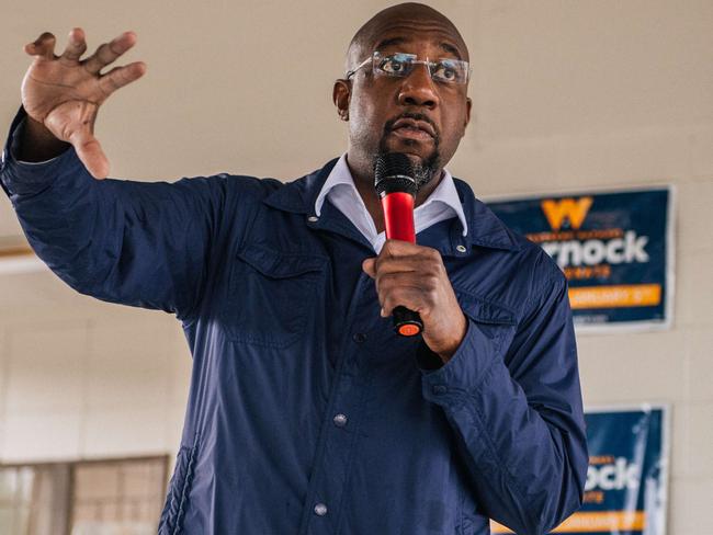 Democratic Senate candidate Reverend Raphael Warnock. Picture: AFP