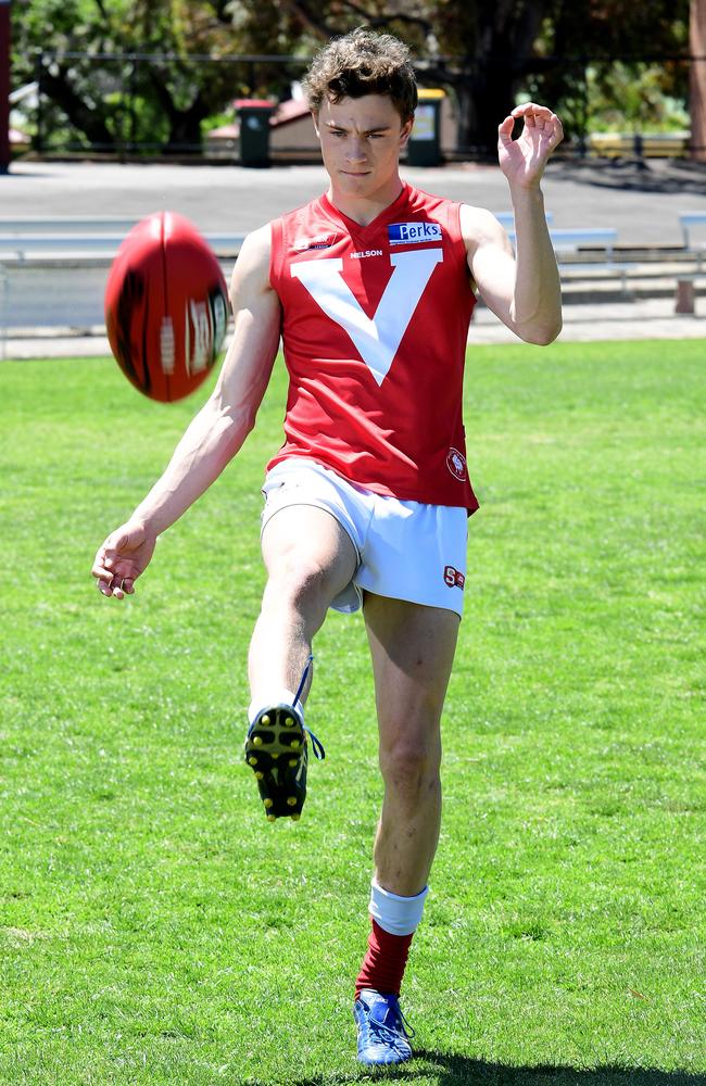 North Adelaide’s Will Hayward at Prospect Oval in 2016. Picture: Campbell Brodie.