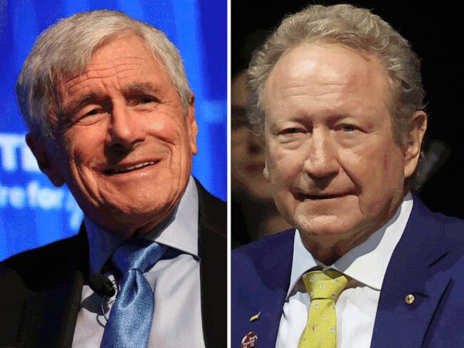 Kerry Stokes and Andrew Forrest.