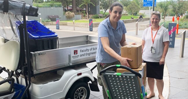 Macquarie University produces own hand sanitiser ahead of increased demand during pandemic