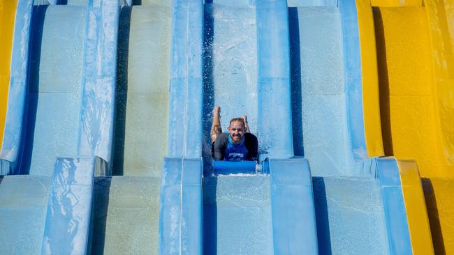 Wet 'n' Wild and the rest of Village Roadshows’ theme parks which have 5000-plus staff are temporarily closing. Picture: Jerad Williams