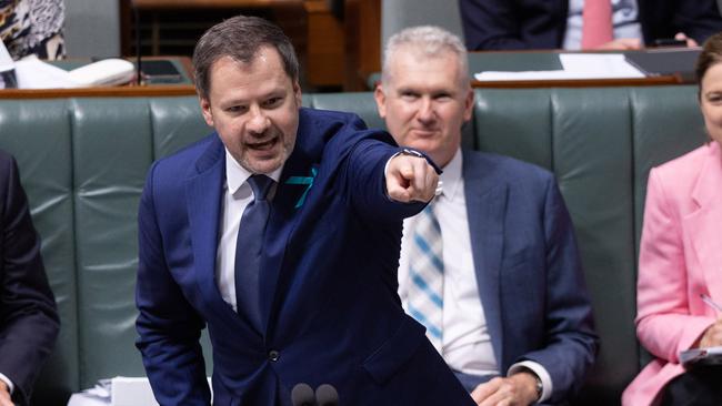 Ed Husic during Question Time in the House of Representatives in Parliament House Canberra. Picture: NCA NewsWire/Gary Ramage