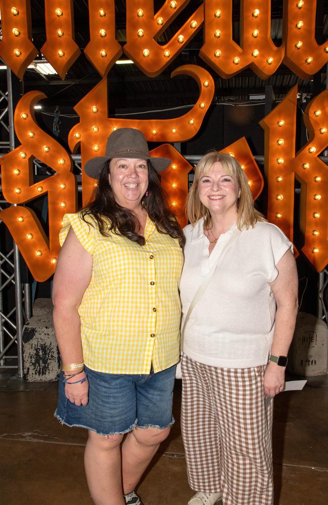 Aileen Struthers (left) and Samantha Cracknell at Meatstock - Music, Barbecue and Camping Festival at Toowoomba Showgrounds.Friday March 8, 2024 Picture: Bev Lacey