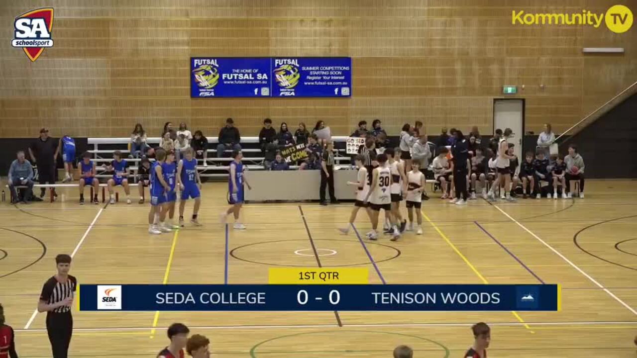 Replay:  SEDA v Tenison Woods (Boys semi final) - 2024 School Sport SA Year 11 and 12 Basketball Statewide finals