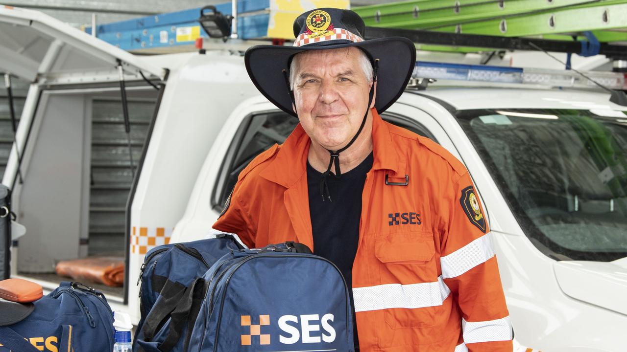 John Petersen, SES Toowoomba Group. Monday, February 28, 2022. Picture: Nev Madsen.