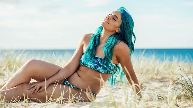 The singer has been praised for her body positive messages. Picture: Instagram/amysheppardpie