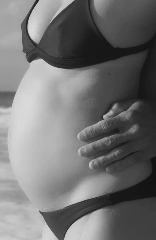 They debuted her bump via Instagram. Picture: Instagram
