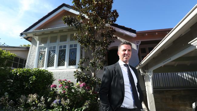 Real estate agent Scott Thornton says a combination of the improved economic outlook and record low interest rates is driving the boom. Picture: Britta Campion