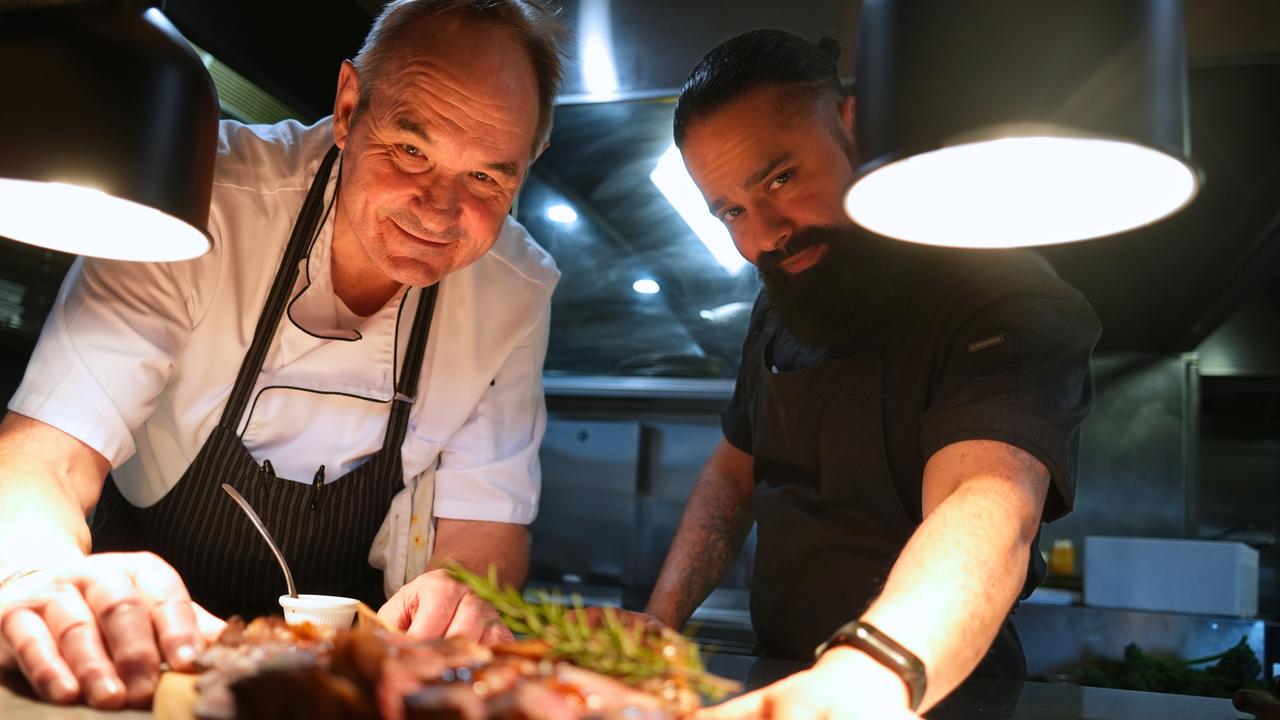 The Plate restaurant's new executive chef, Russell Armstrong (pictured with head chef Vivek Calaco), comes with more than 50 years of experience in kitchens across the world.