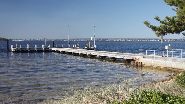 The incident happened at the popular Perth swimming spot, Point Walter jetty. Picture: Google Maps