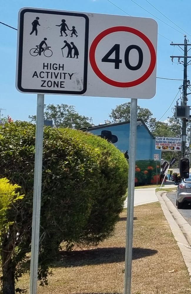 Residents have been alerted to the speed change in Goomeri via a social media post in a community Facebook group. Picture: Facebook, Diane Frola