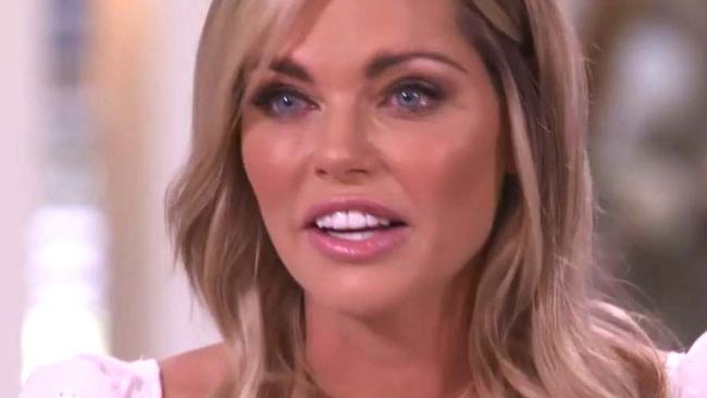 Sophie Monk on A Current Affair. Pic: Channel 9