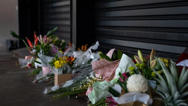 The Darwin community is paying its respects to 20-year-old bottleshop worker Declan Laverty after he was allegedly stabbed to death about 9pm Sunday, March 19. Picture: Pema Tamang Pakhrin