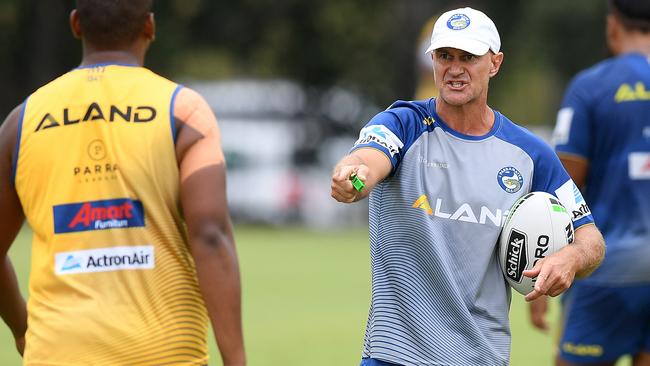 Eels coach Brad Arthur needs to know where his team is going. Image: AAP Image/Dan Himbrechts