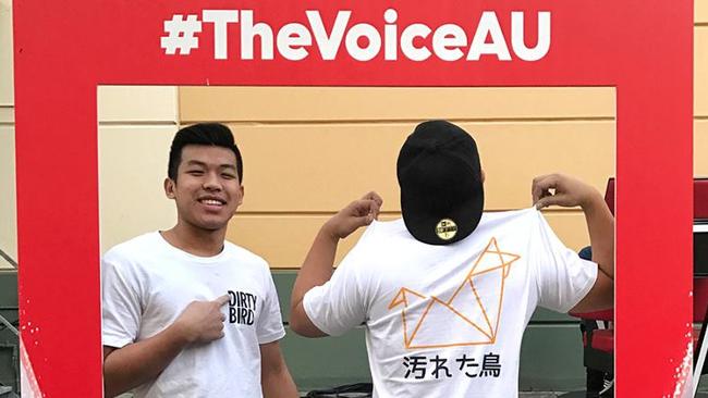 Dirty Bird was at The Voice Australian grand finale earlier this month.