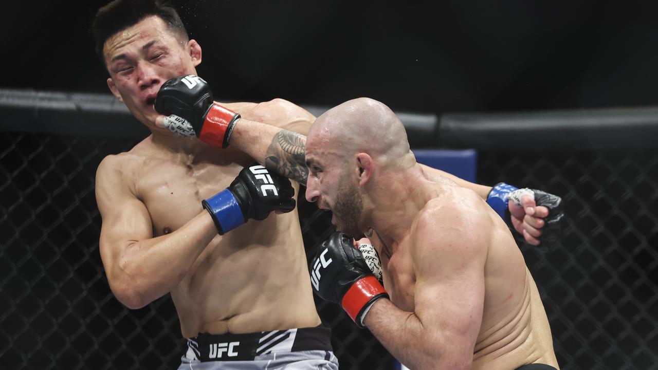 Volkanovski is dominating the featherweight division. Photo: James Gilbert/Getty Images/AFP